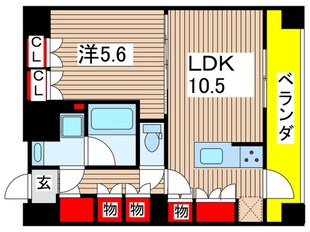 ガリシア森下Ⅴ（1001）の物件間取画像